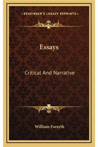 Essays: Critical and Narrative