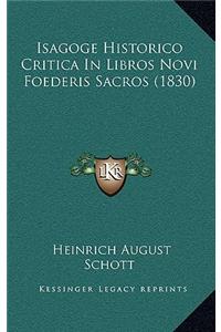Isagoge Historico Critica in Libros Novi Foederis Sacros (1830)
