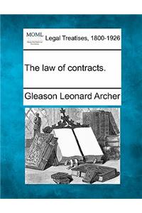 Law of Contracts.