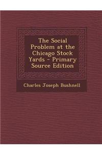 The Social Problem at the Chicago Stock Yards - Primary Source Edition