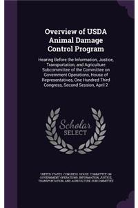 Overview of USDA Animal Damage Control Program