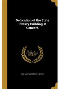 Dedication of the State Library Building at Concord