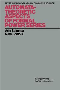 Automata-Theoretic Aspects of Formal Power Series