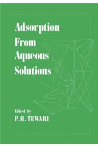 Adsorption from Aqueous Solutions