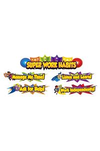 Super Power Super Work Habits Mini Bulletin Board Set