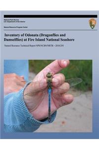 Inventory of Odonata (Dragonflies and Damselflies) at Fire Island National Seashore