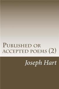 Published or accepted poems (2)