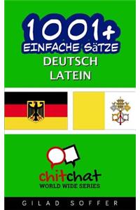 1001+ Einfache Satze Deutsch - Latein