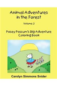 Posey Possum's Big Adventure Coloring Book