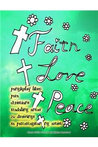 Pangkulay Libro Para Christians Madaling Antas 20 Drawings Sa Pamamagitan Ng Artist