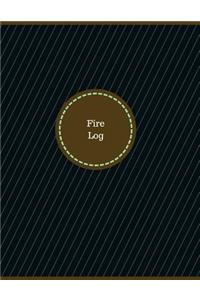 Fire Log (Logbook, Journal - 126 pages, 8.5 x 11 inches)