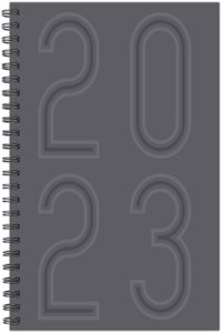 Classic Charcoal 6.5 X 8.5 Softcover Weekly Planner