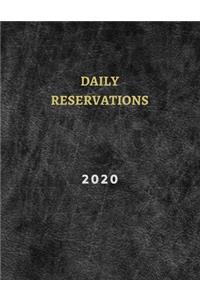 2020 Daily Reservations
