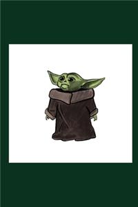 Star Wars Baby Yoda Personalised Notebook