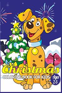 Christmas Coloring Book for Kids Ages 2-5