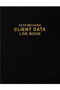 Auto Mechanic Client Data Log Book