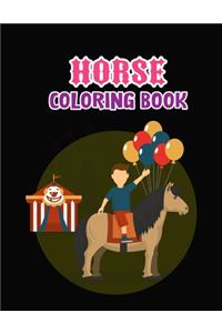 Horse coloring book