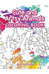 Cute and Artsy Animals Coloring Book