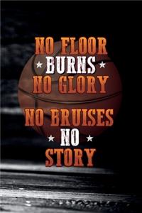 No floor burns no glory no bruises no story