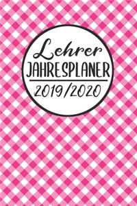 Lehrer Jahres Planer 2019 / 2020