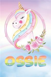 Ossie: Want To Give Ossie A Unique Memory & Emotional Moment? Show Ossie You Care With This Personal Custom Named Gift With Ossie's Very Own Unicorn Custom