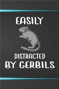 Easily Distracted By Gerbils Notebook Journal