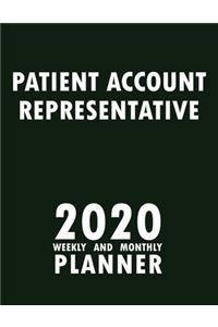 Patient Account Representative 2020 Weekly and Monthly Planner