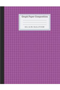 Graph Paper Notebook: Grid Paper for Math & Science Students (8.5 x 11), Quad Ruled, 100 Sheets .