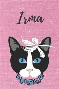 Irma Malbuch für Erwachsene Katze / Notizbuch / Tagebuch / Journal / DIN A5 / Geschenk