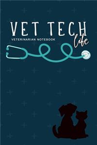 Vet Tech Life Veterinarian Notebook