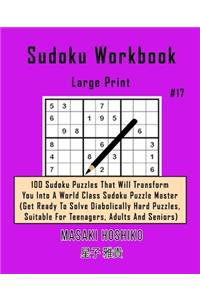 Sudoku Workbook-Large Print #17