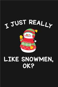 I Just Really Like Snowmen Ok