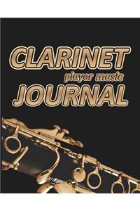 Clarinet Player Music Journal