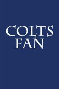 Colts Fan: A Sports Themed Unofficial NFL Notebook Journal for Your Everyday Needs