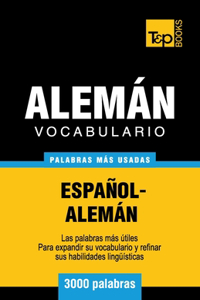 Vocabulario español-alemán - 3000 palabras más usadas