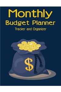 Monthly Budget Planner: Budget Planning, Financial Planning Journal, Monthly Expense Tracker and Organizer (Bill Tracker, Expense Tracker, Home Budget Book/Extra Large)