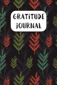 Gratitude Journal: A Pretty Gratitude Journal Hybrid - Draw and Write Your Gratefulness on Each Page with the Gratitude Prompt: Today I Am Grateful for (Forest Trees Pattern Cover)