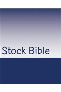 Stock Bible