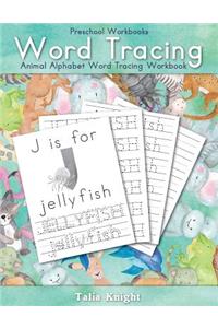 Preschool Workbooks Word Tracing