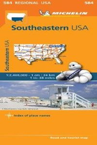 Southeastern USA - Michelin Regional Map 584