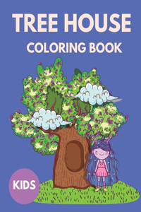 Tree House Coloring Book Kids