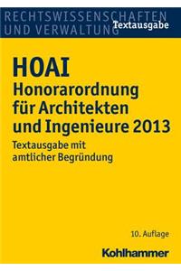 Hoai Honorarordnung Fur Architekten Und Ingenieure 2013