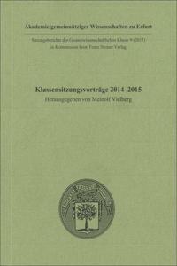 Klassensitzungsvortrage 2014-2015