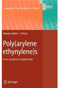Poly(arylene Ethynylene)S