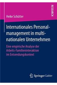 Internationales Personalmanagement in Multinationalen Unternehmen