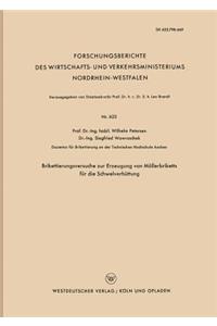 Brikettierungsversuche zur Erzeugung von Möllerbriketts für die Schwelverhüttung