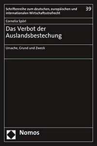 Das Verbot Der Auslandsbestechung