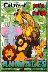 Colorear animales para niños