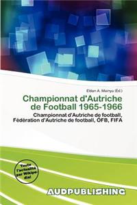 Championnat D'Autriche de Football 1965-1966