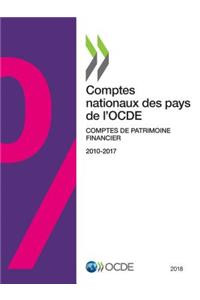 Comptes Nationaux Des Pays de l'Ocde, Comptes de Patrimoine Financier 2018